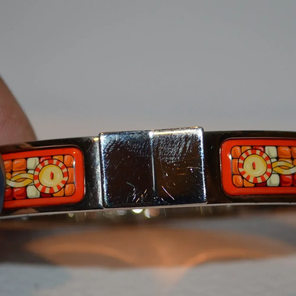Hermes Paris 1990 Clic Clac Bangle Bracelet